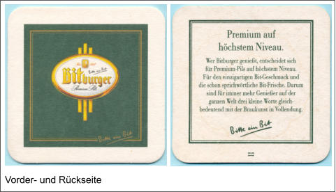 Vorder- und Rückseite