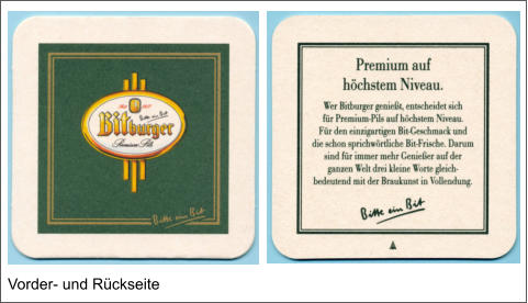 Vorder- und Rückseite