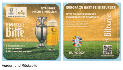 Vorder- und Rückseite