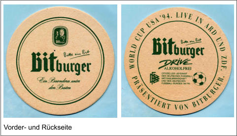 Vorder- und Rückseite