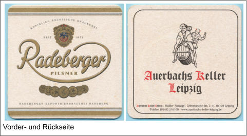 Vorder- und Rückseite