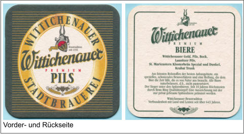 Vorder- und Rückseite