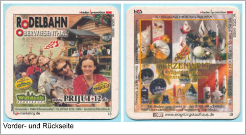 Vorder- und Rückseite