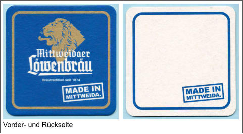 Vorder- und Rückseite