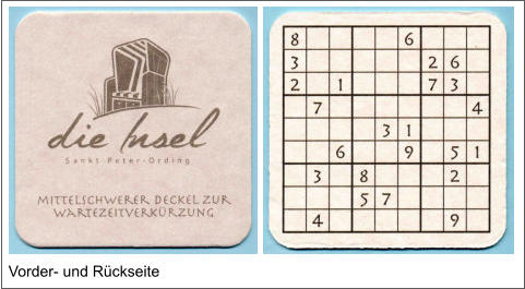 Vorder- und Rückseite