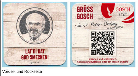 Vorder- und Rückseite