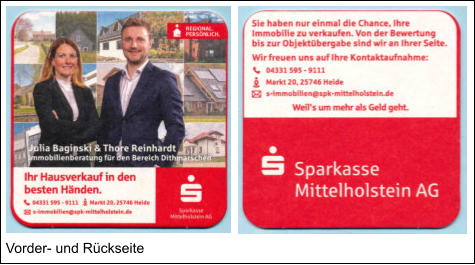 Vorder- und Rückseite