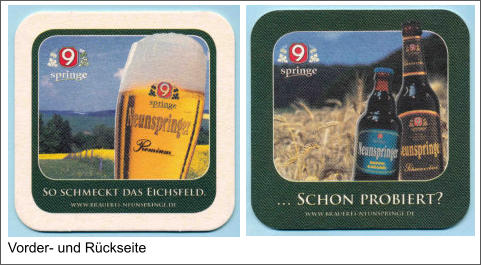 Vorder- und Rückseite