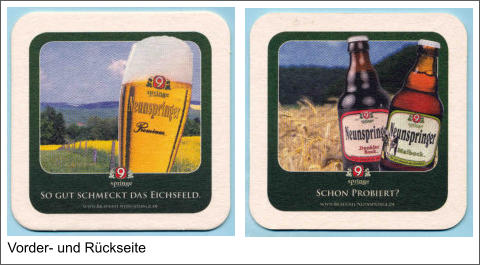 Vorder- und Rückseite