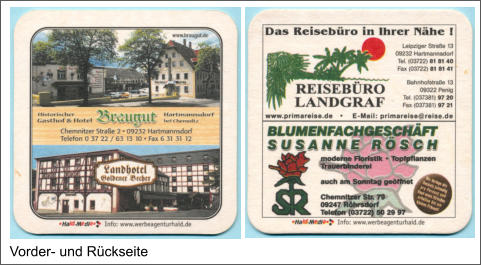 Vorder- und Rückseite