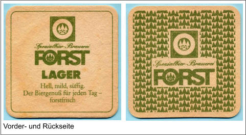 Vorder- und Rückseite