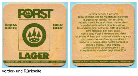 Vorder- und Rückseite