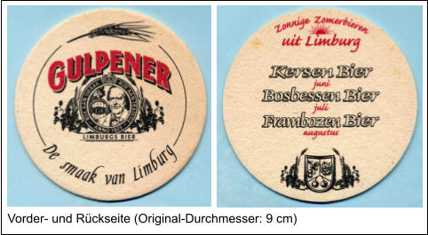 Vorder- und Rückseite (Original-Durchmesser: 9 cm)