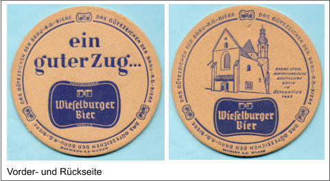 Vorder- und Rückseite