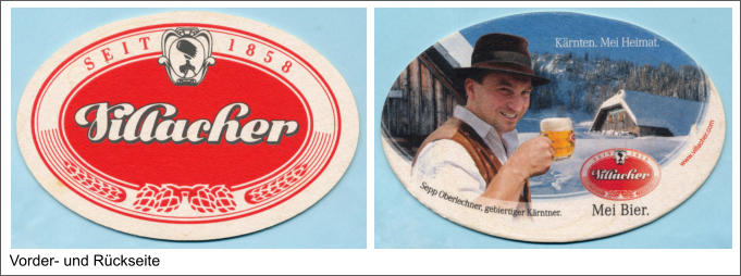 Vorder- und Rückseite