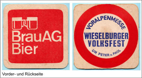 Vorder- und Rückseite