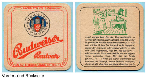 Vorder- und Rückseite