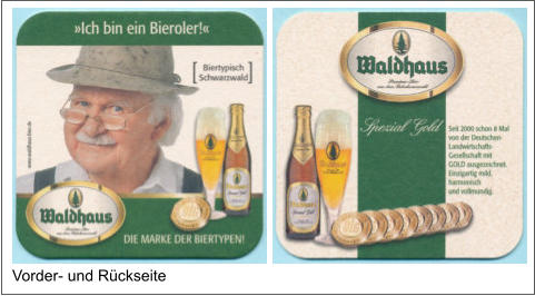 Vorder- und Rückseite