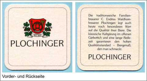 Vorder- und Rückseite