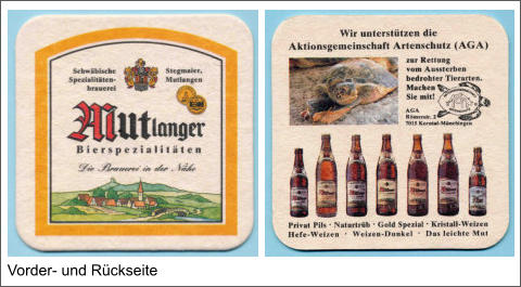 Vorder- und Rückseite