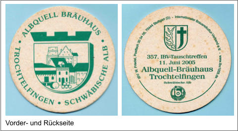 Vorder- und Rückseite
