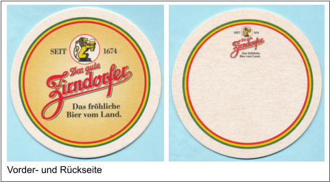 Vorder- und Rückseite