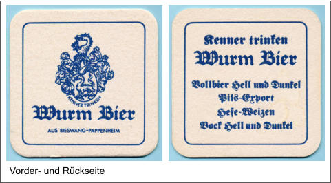 Vorder- und Rückseite
