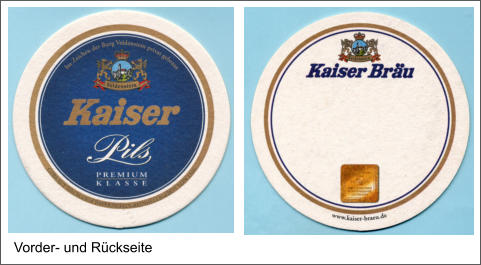 Vorder- und Rückseite