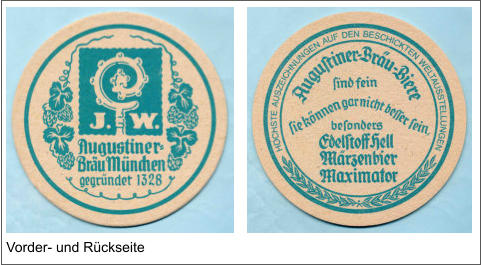 Vorder- und Rückseite