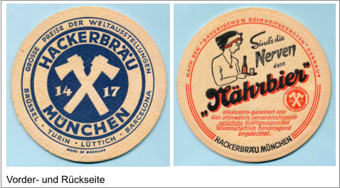 Vorder- und Rückseite
