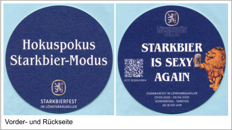 Vorder- und Rückseite