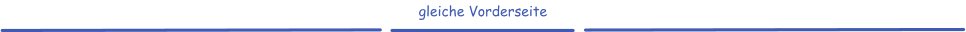 gleiche Vorderseite