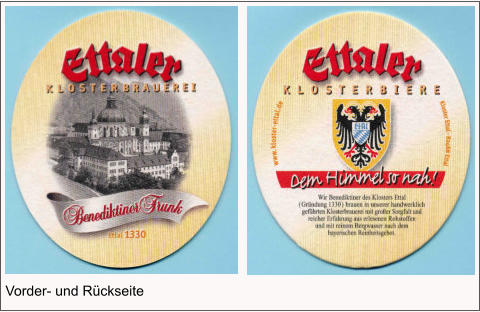Vorder- und Rückseite