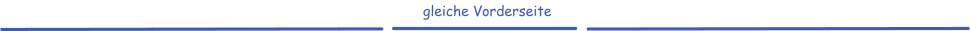 gleiche Vorderseite