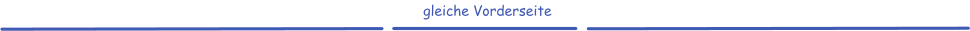 gleiche Vorderseite