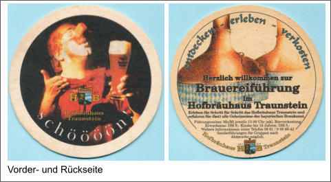 Vorder- und Rückseite