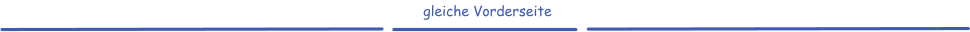 gleiche Vorderseite
