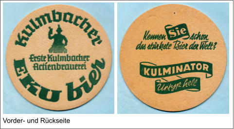 Vorder- und Rückseite