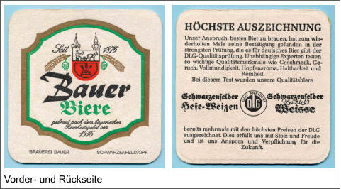 Vorder- und Rückseite