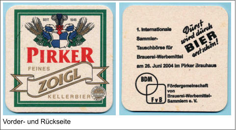Vorder- und Rückseite