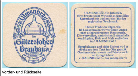 Vorder- und Rückseite