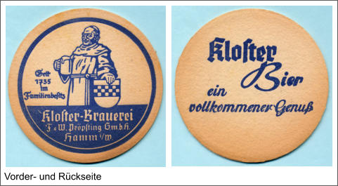 Vorder- und Rückseite