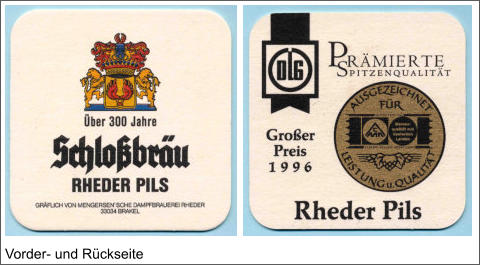 Vorder- und Rückseite