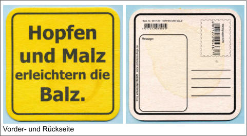 Vorder- und Rückseite