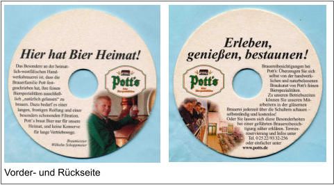 Vorder- und Rückseite