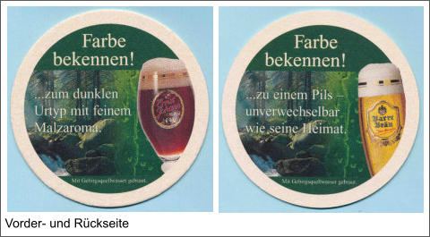 Vorder- und Rückseite