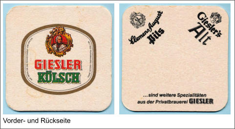 Vorder- und Rückseite