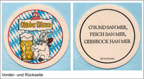 Vorder- und Rückseite