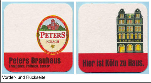 Vorder- und Rückseite