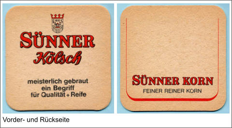 Vorder- und Rückseite